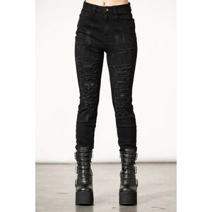 killstar lyfe line patch trousers size xs